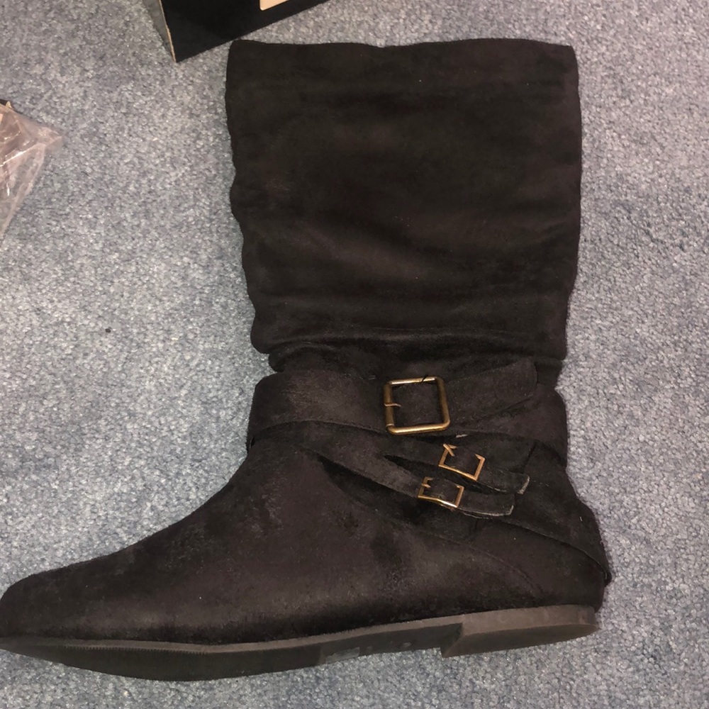 NIB slouch boots. Black. Size 10